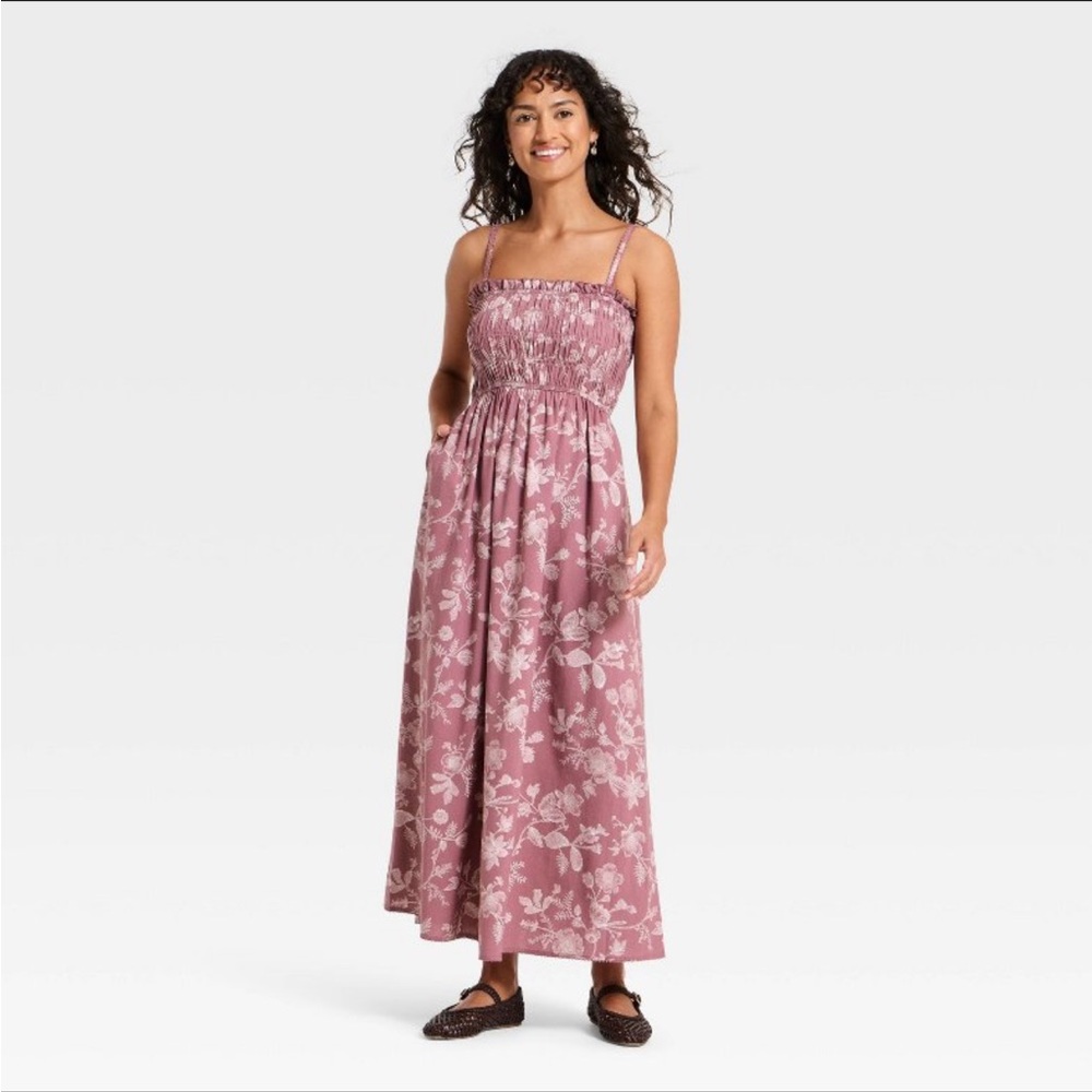 Ruffle Floral Maxi Sundress from Universal Thread Size Medium